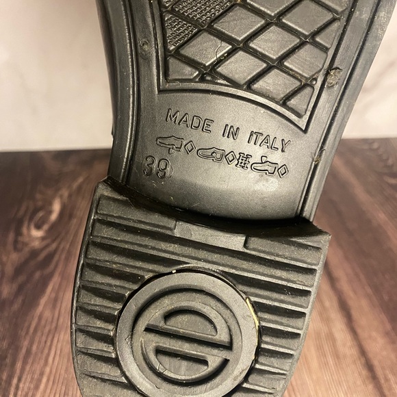 RED VALENTINO Black Bow tie Rain Boots Size 39 or 8.5 - Picture 10 of 11